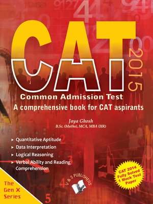 cover image of CAT 2016 – A Comprehensive Book For CAT Aspirants